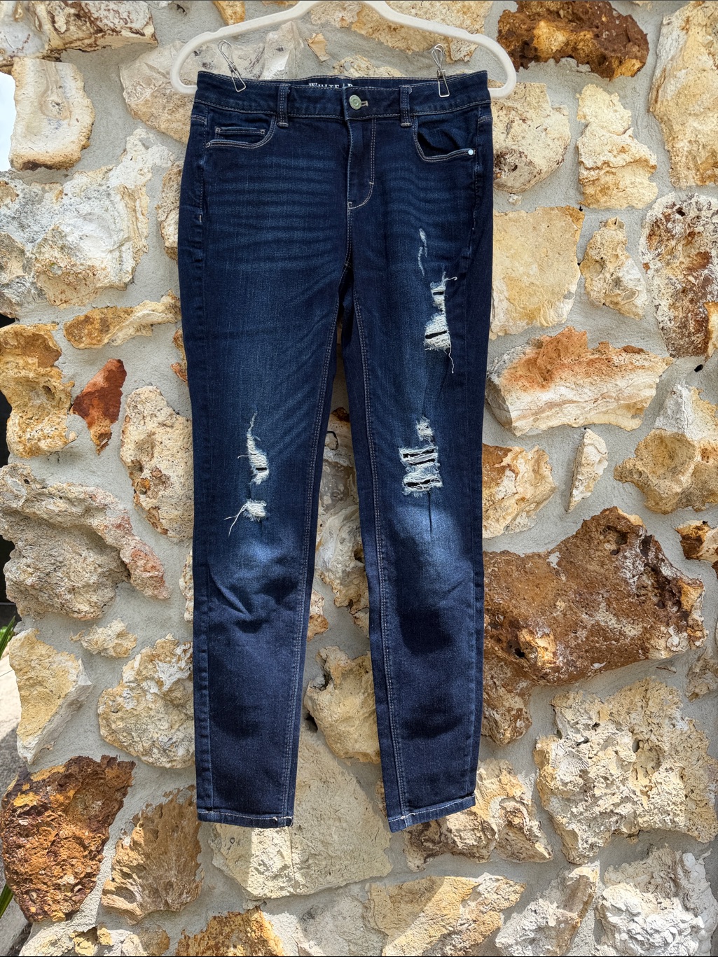 White House Black Market Women’s Distressed Jeans